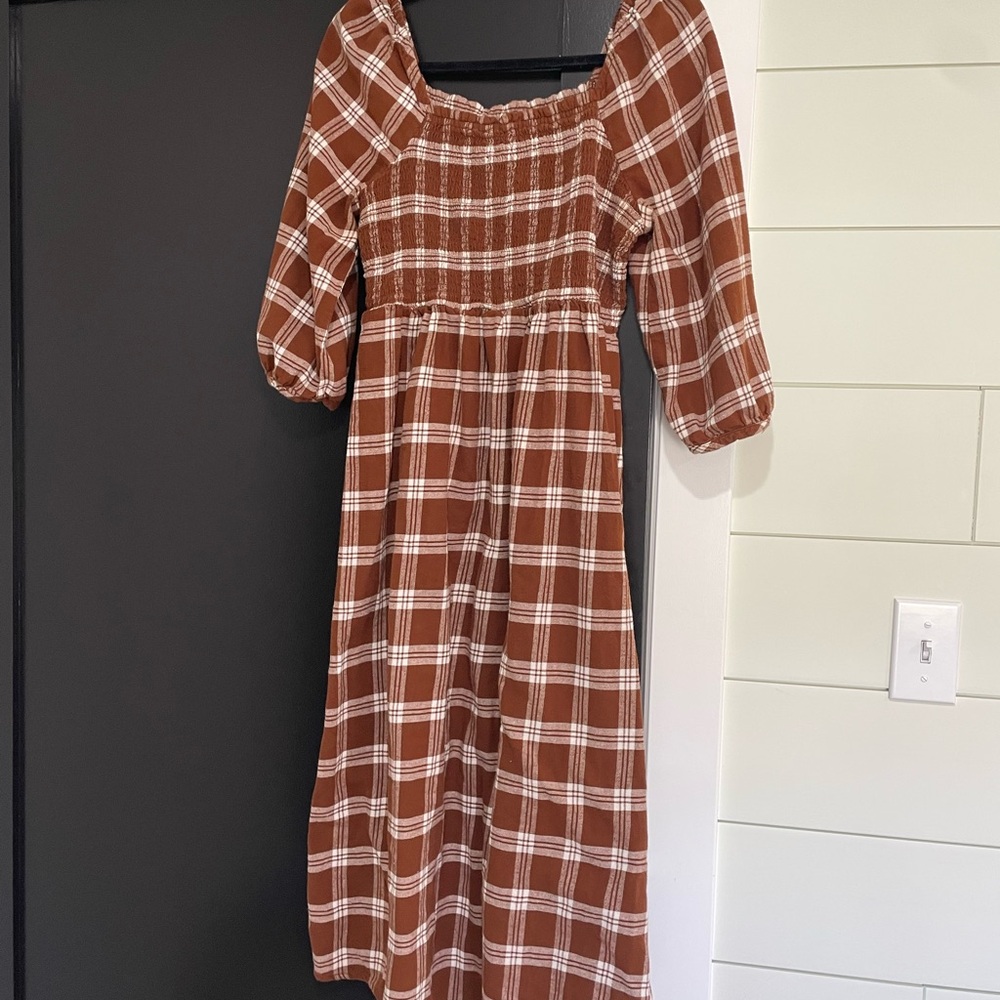 Isabel Maternity by Ingrid & Isabel Long Sleeve Plaid Dress